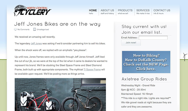 You are currently viewing North Central Cyclery – Jones Bikes first US dealer!