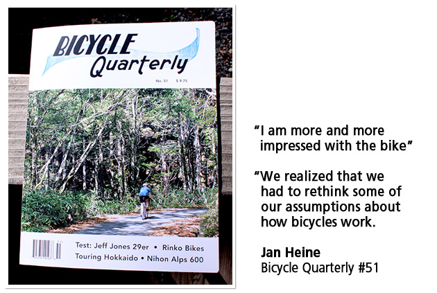 You are currently viewing Jones in Bicycle Quarterly #51