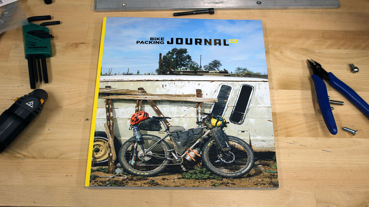 You are currently viewing A Jones Bike on the Cover of the Bikepacking Journal
