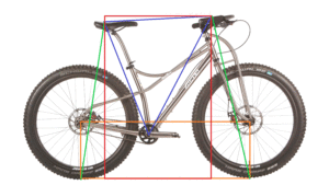 Read more about the article Visual Bike Fit/Geometry Comparison: Jones SWB VS Jones LWB